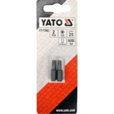 Biti de 25 mm 1/4" cu cap Torx T25 Yato..